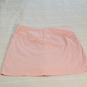 St. John's Bay Pink Coral Mini A-Line Skort